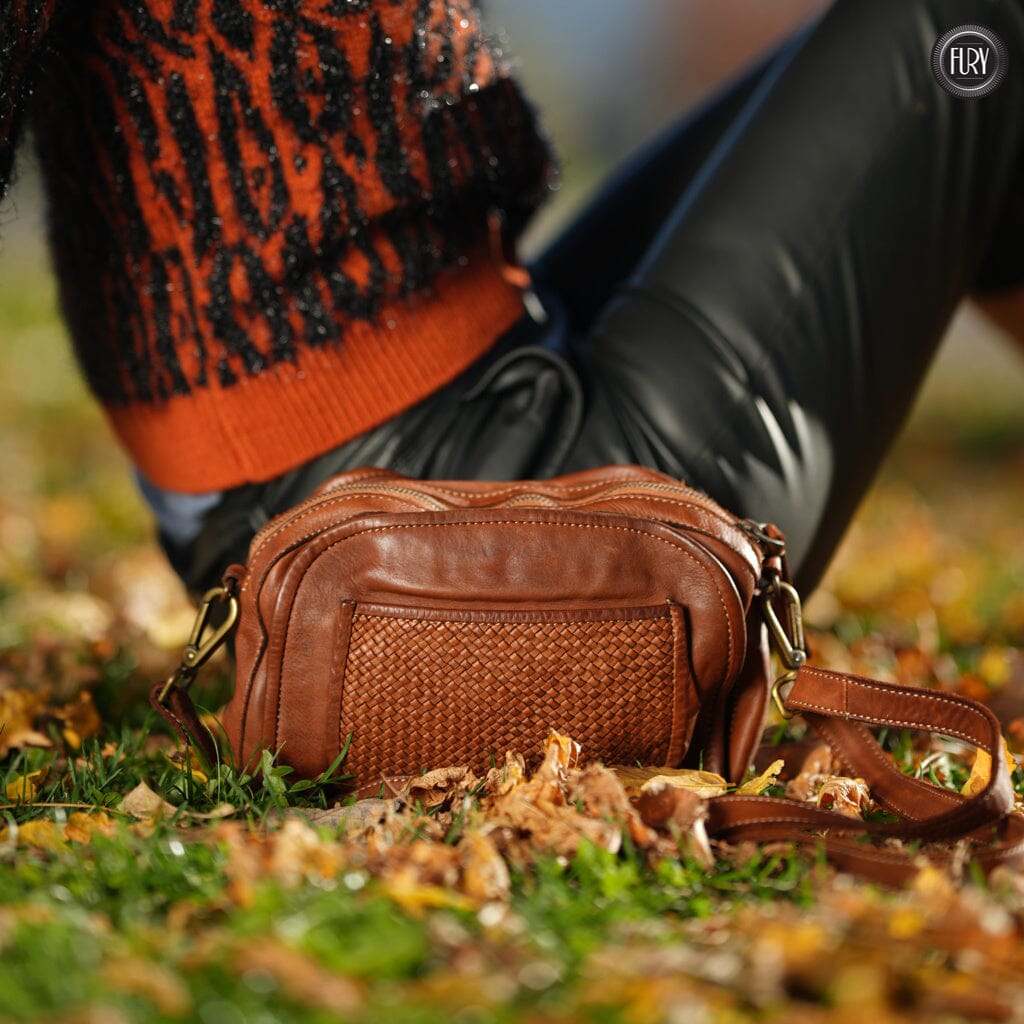 Borsetta Torino in pelle intrecciata - Fury