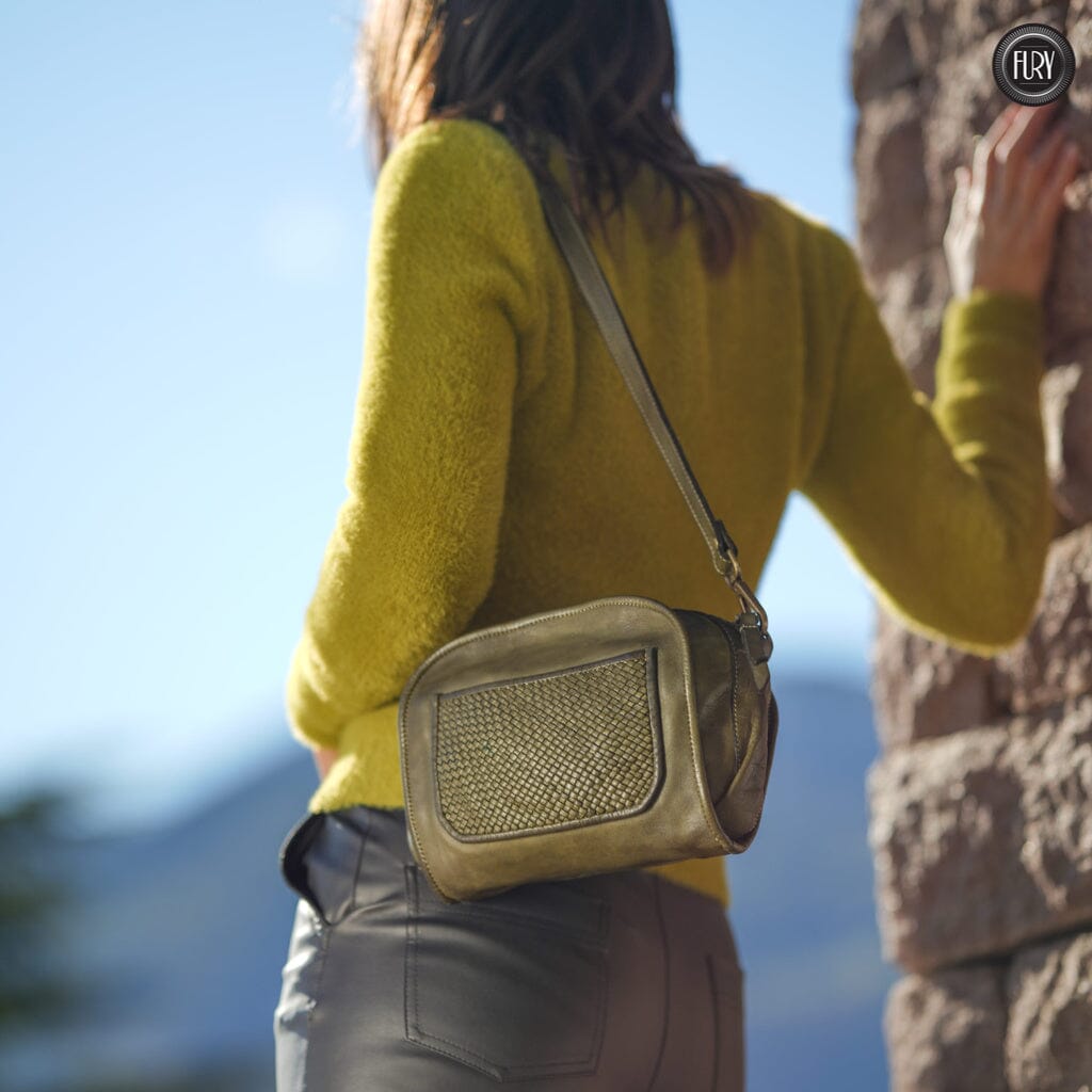 Borsetta Torino in pelle intrecciata - Fury