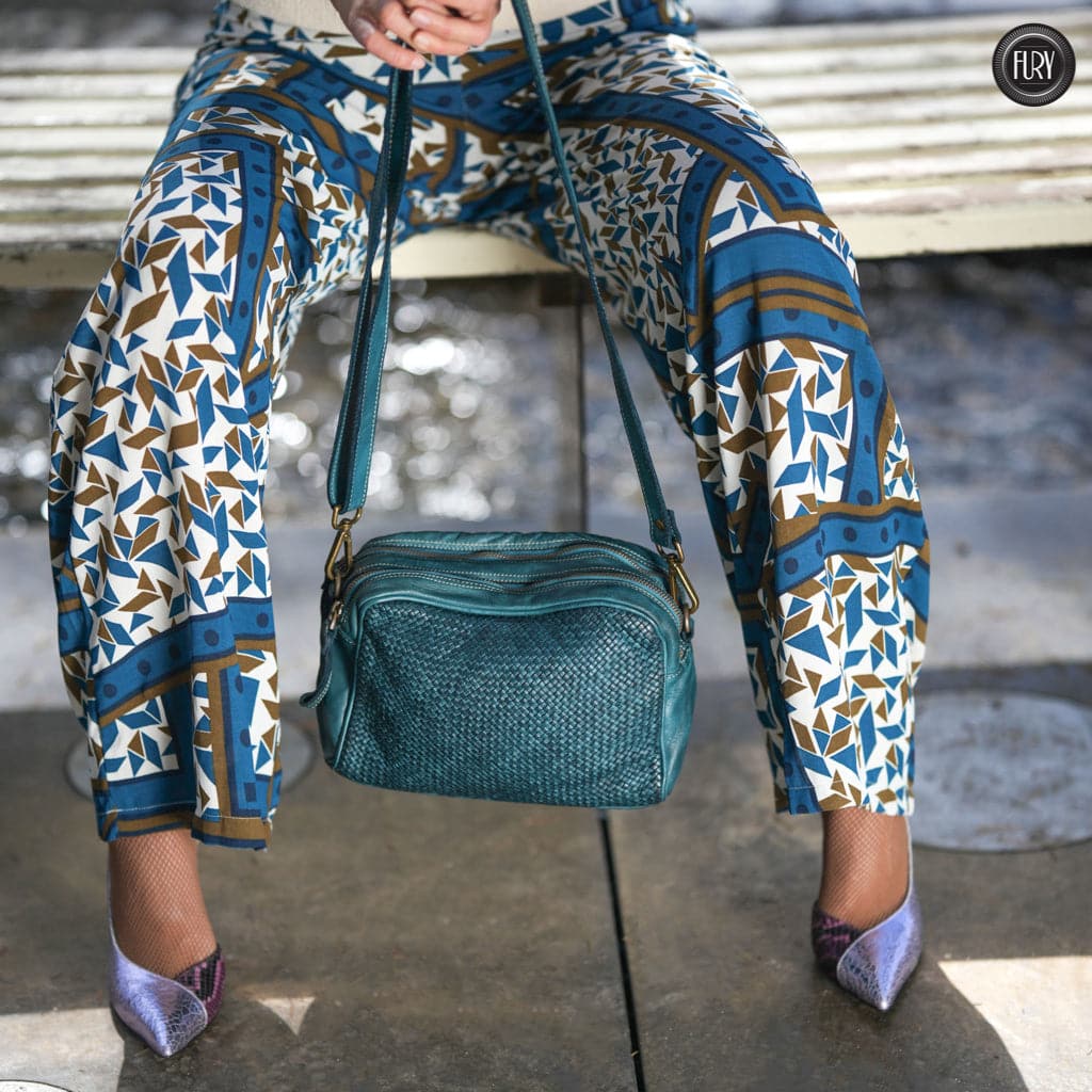 Pochette Isotta in pelle intrecciata - Fury