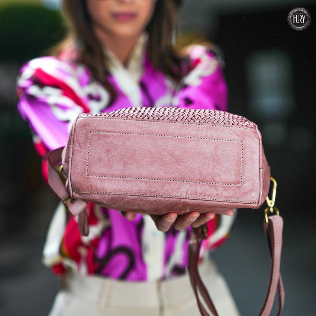 Pochette Isotta in pelle intrecciata - Fury